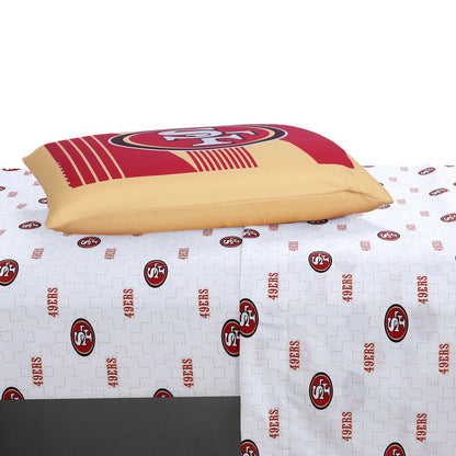 San Francisco 49ers twin bedding set sheets