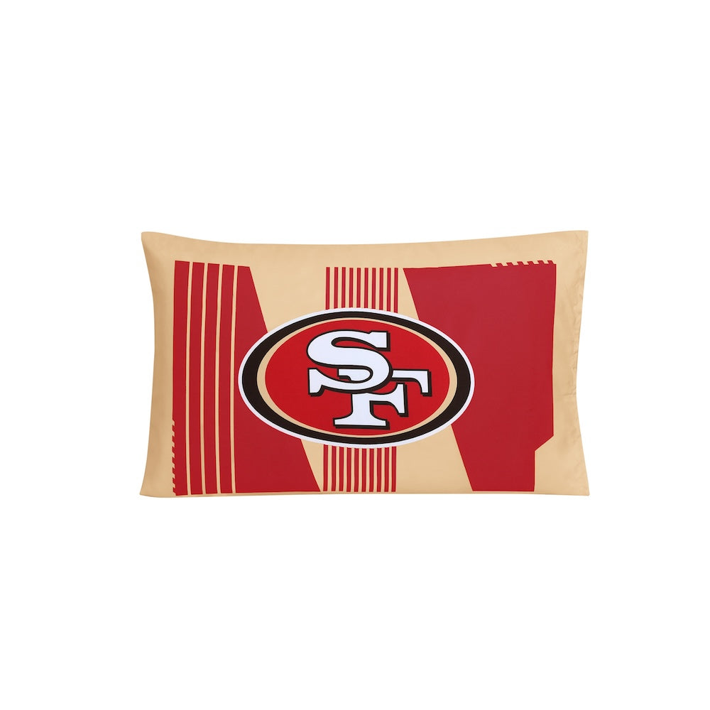 San Francisco 49ers pillow sham