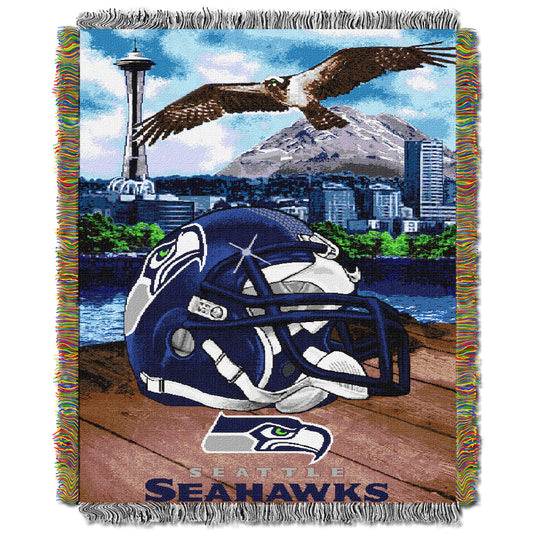 Seattle Seahawks woven home field tapestry