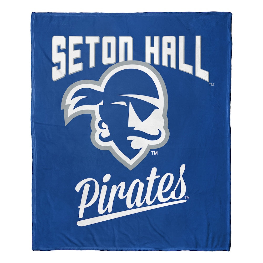 Seton Hall Pirates official silk touch throw blanket