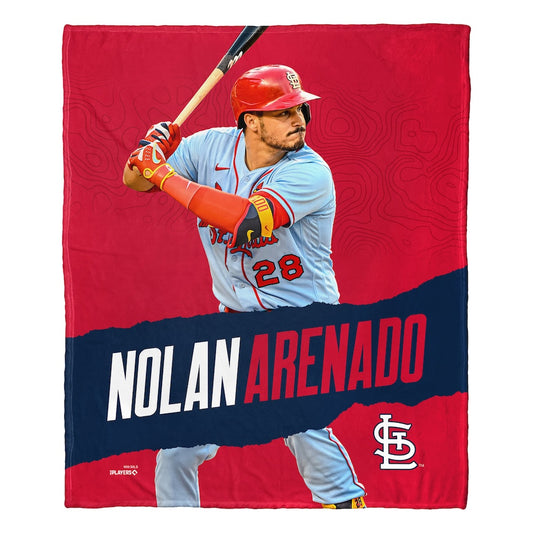 St. Louis Cardinals Nolan Arenado silk touch throw blanket