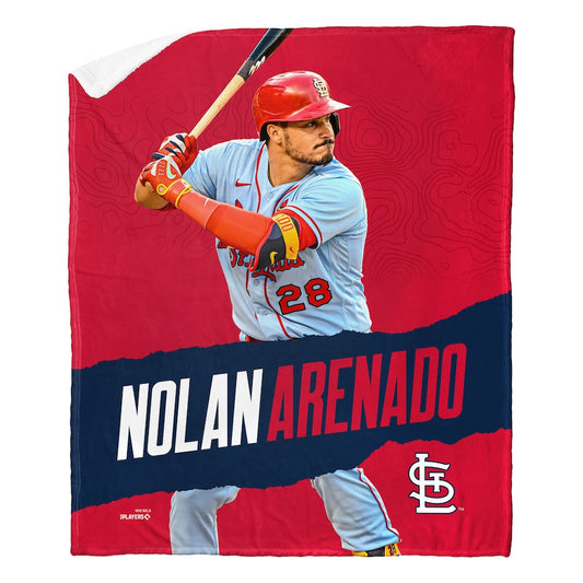 St. Louis Cardinals Nolan Arenado Sherpa Blanket