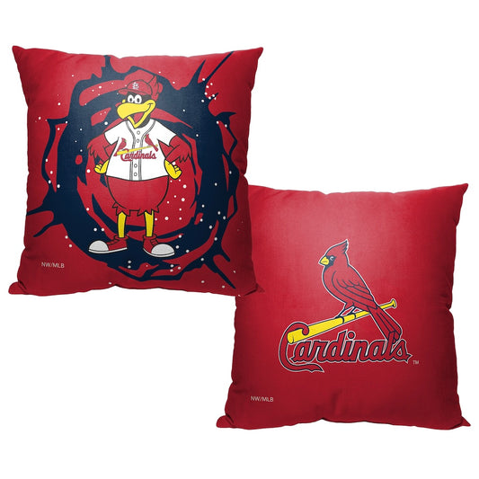 St. Louis Cardinals MASCOT throw pillow
