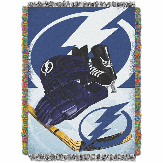 Tampa Bay Lightning woven home ice tapestry