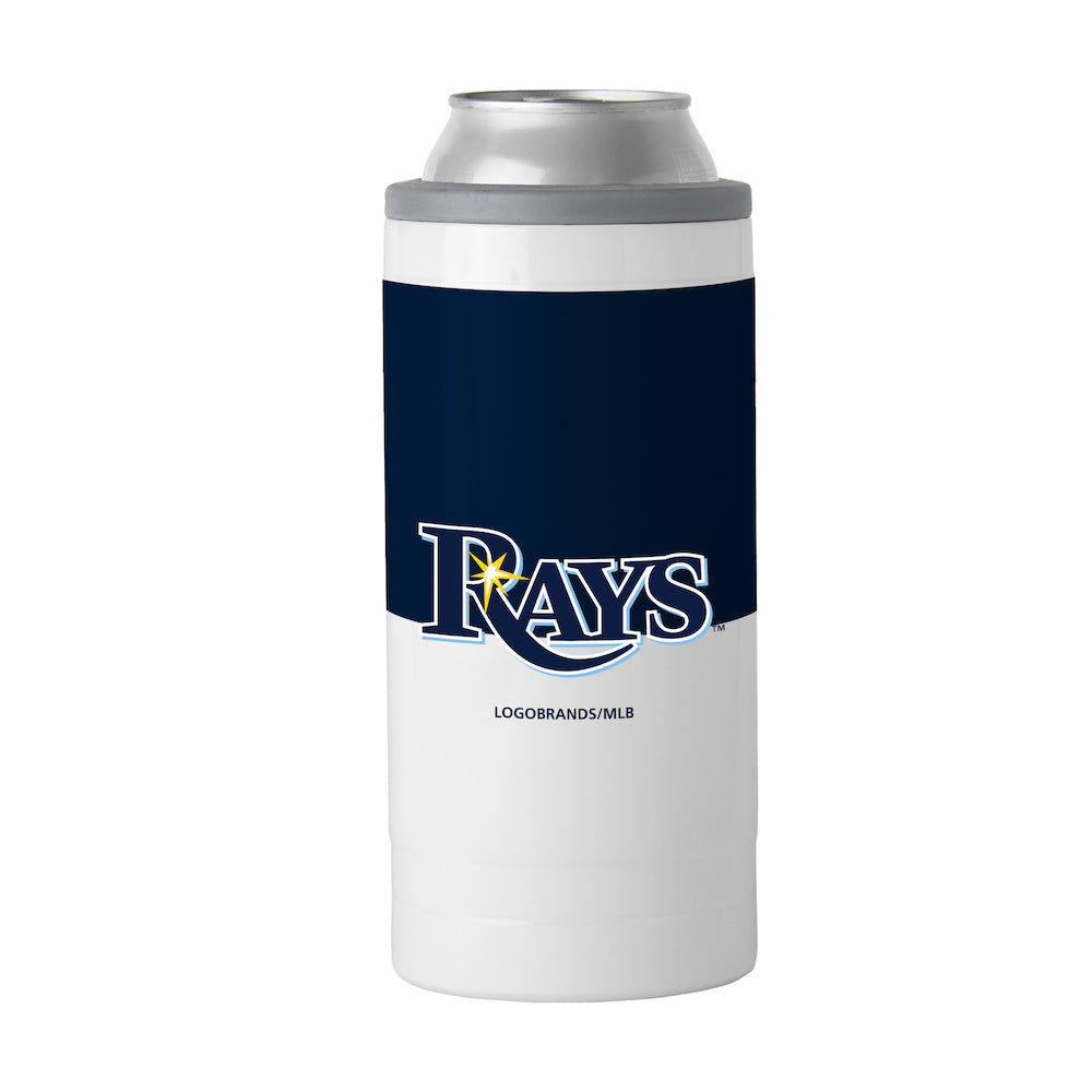 Tampa Bay Rays colorblock slim can coolie