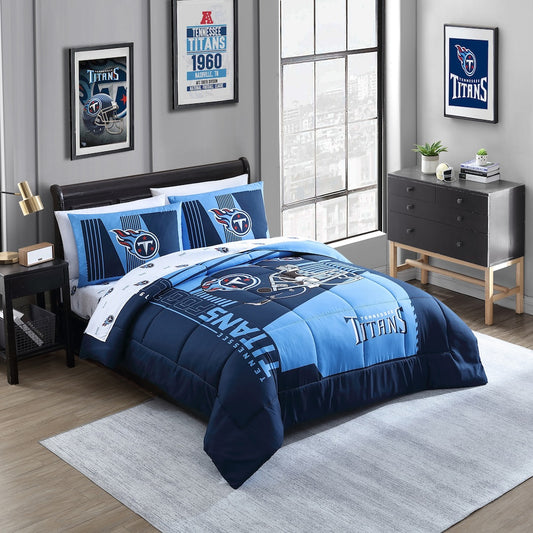 Tennessee Titans queen size bed in a bag
