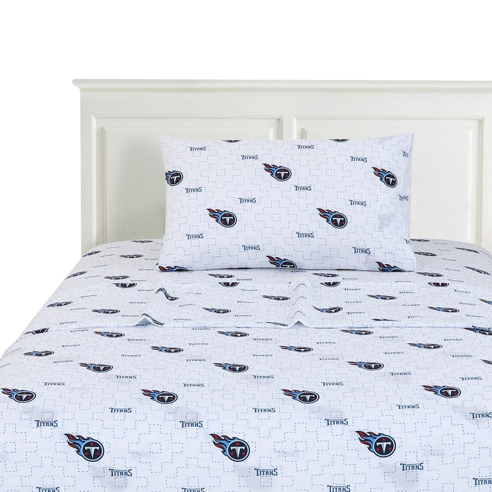 Tennessee Titans Twin Sheets