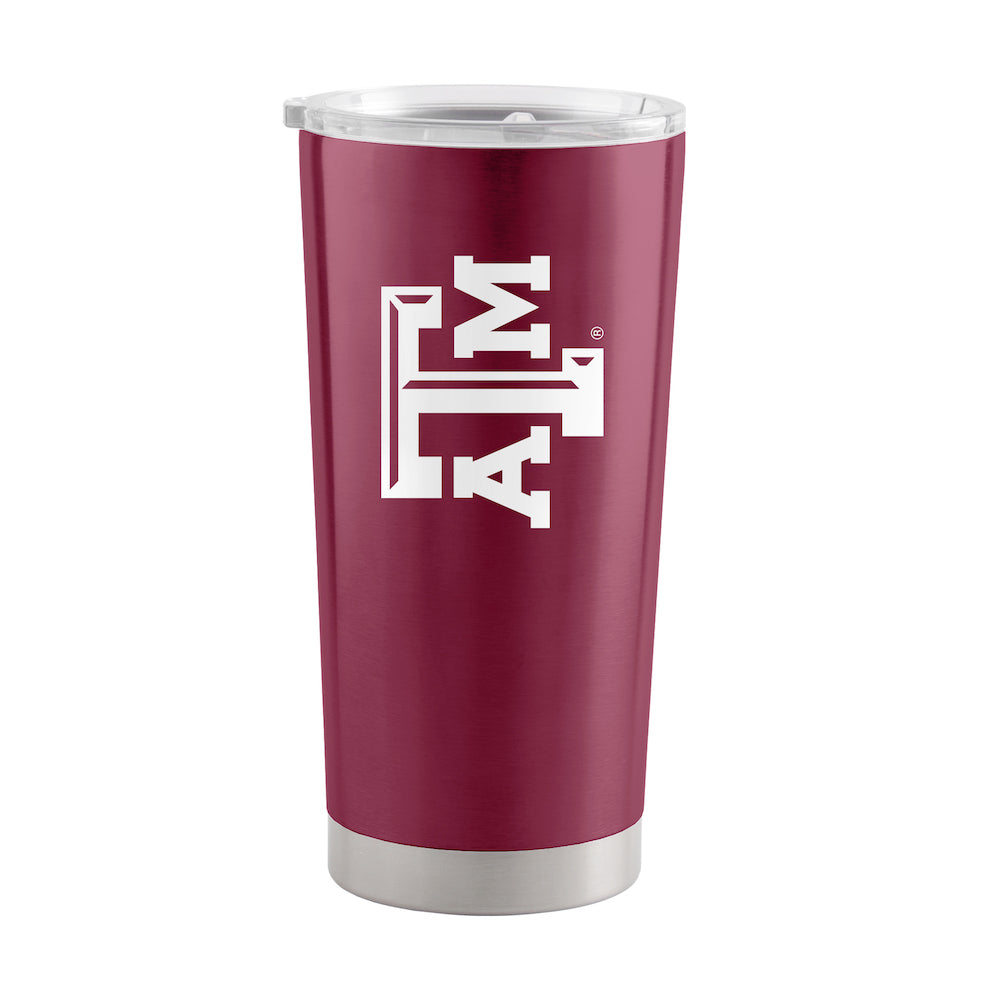 Texas A&M Aggies 20 oz stainless steel travel tumbler