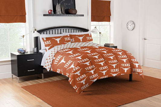Texas Longhorns queen size bed in a bag