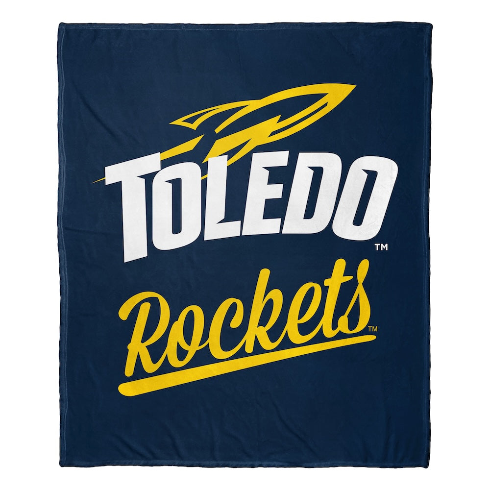 Toledo Rockets official silk touch throw blanket