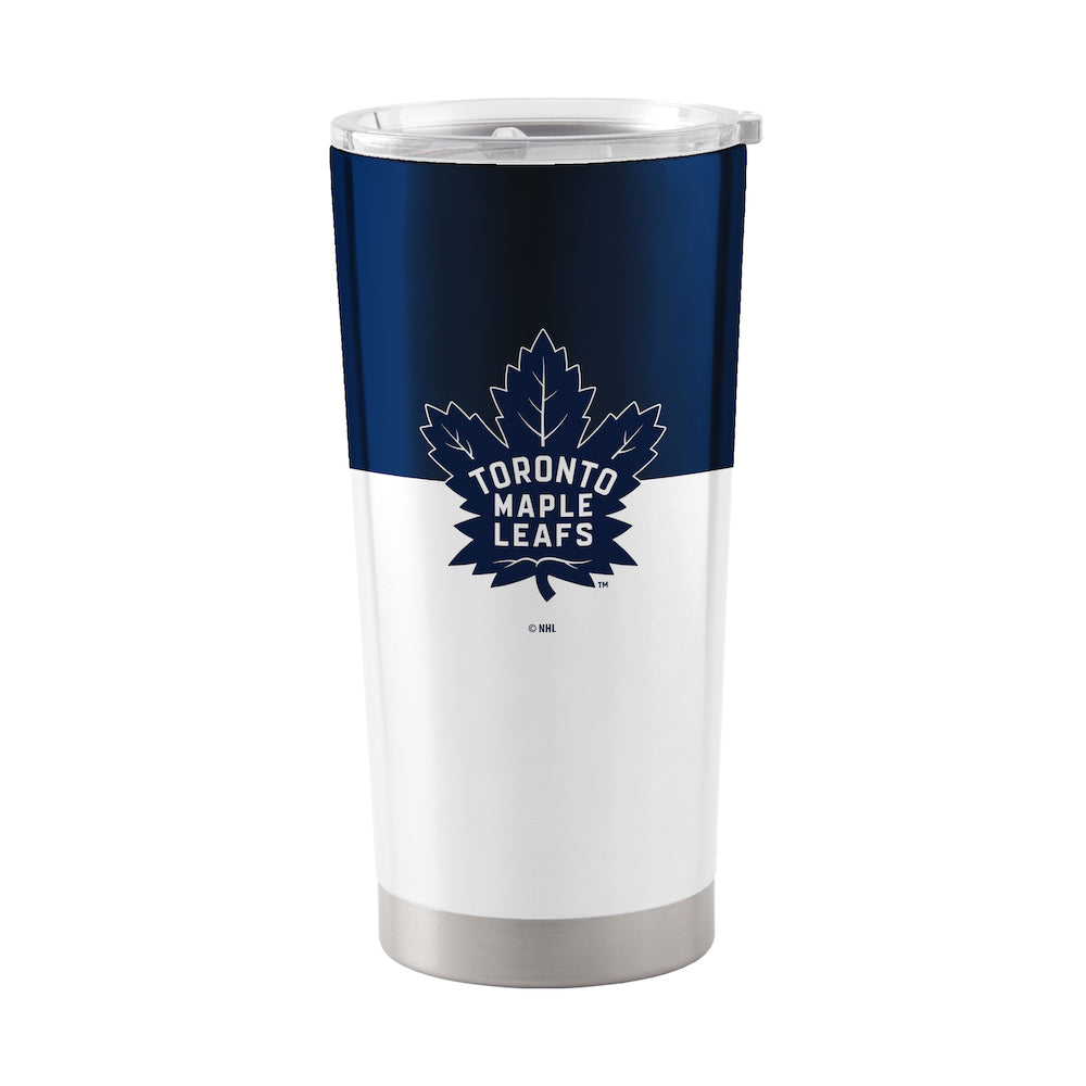 Toronto Maple Leafs 20 oz color block travel tumbler