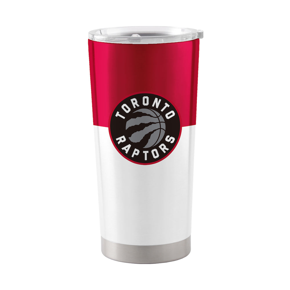 Toronto Raptors 20 oz color block travel tumbler