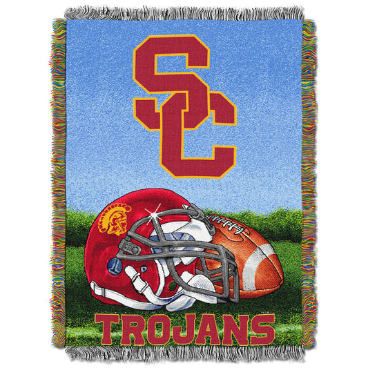 USC Trojans woven home field tapestry