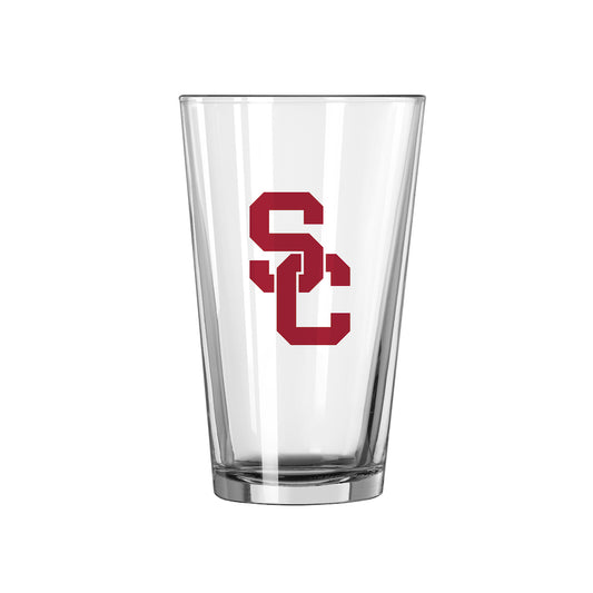 USC Trojans pint glass