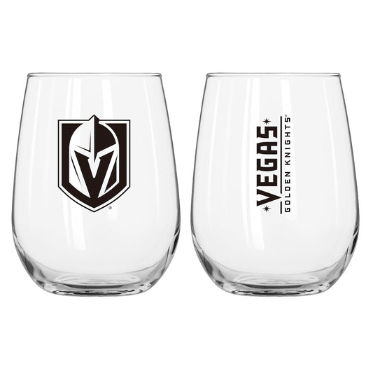 Vegas Golden Knights Stemless Wine Glass