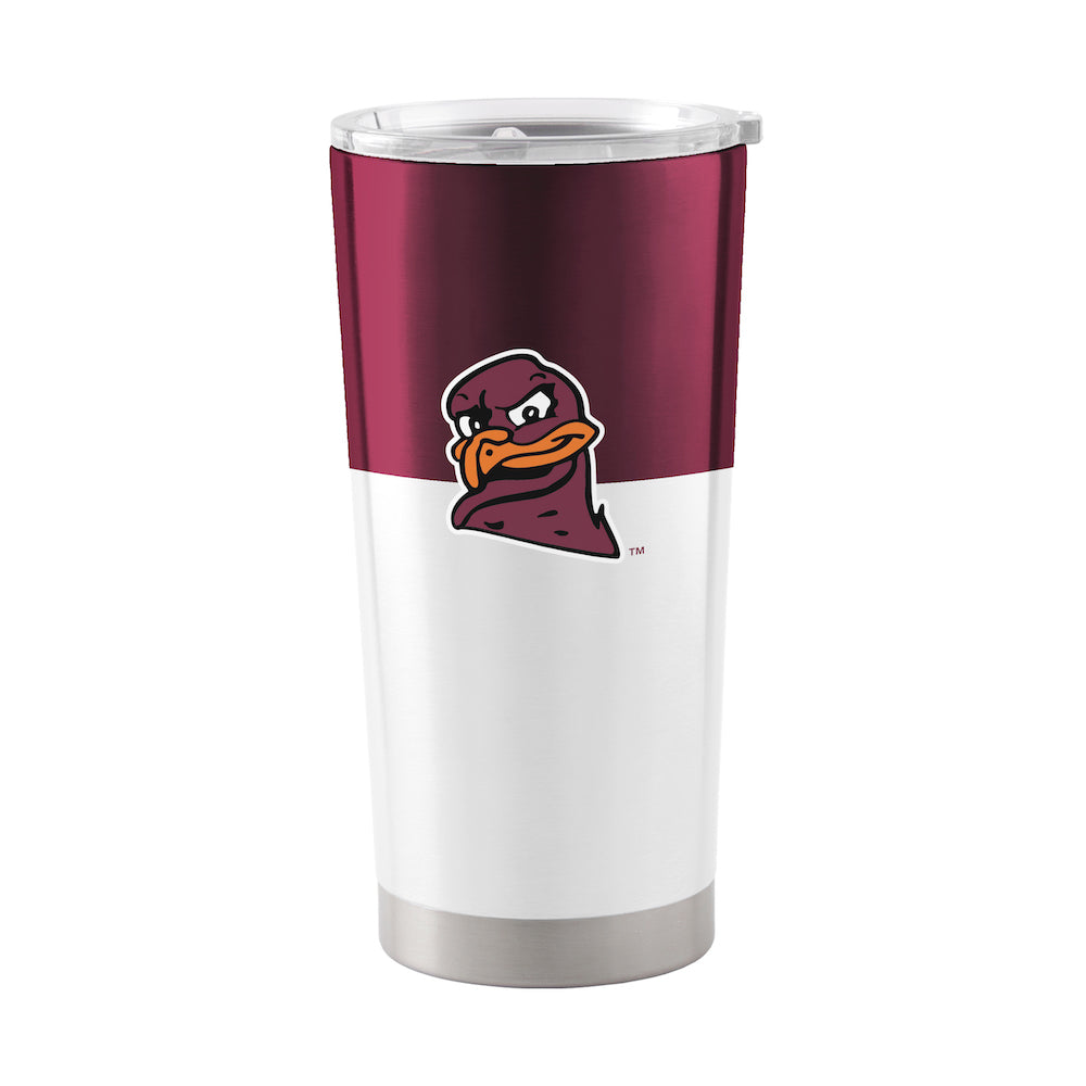 Virginia Tech Hokies 20 oz color block travel tumbler