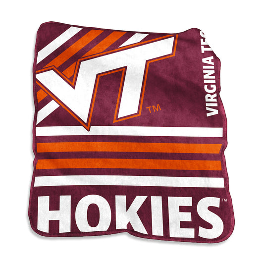 Virginia Tech Hokies Raschel throw blanket