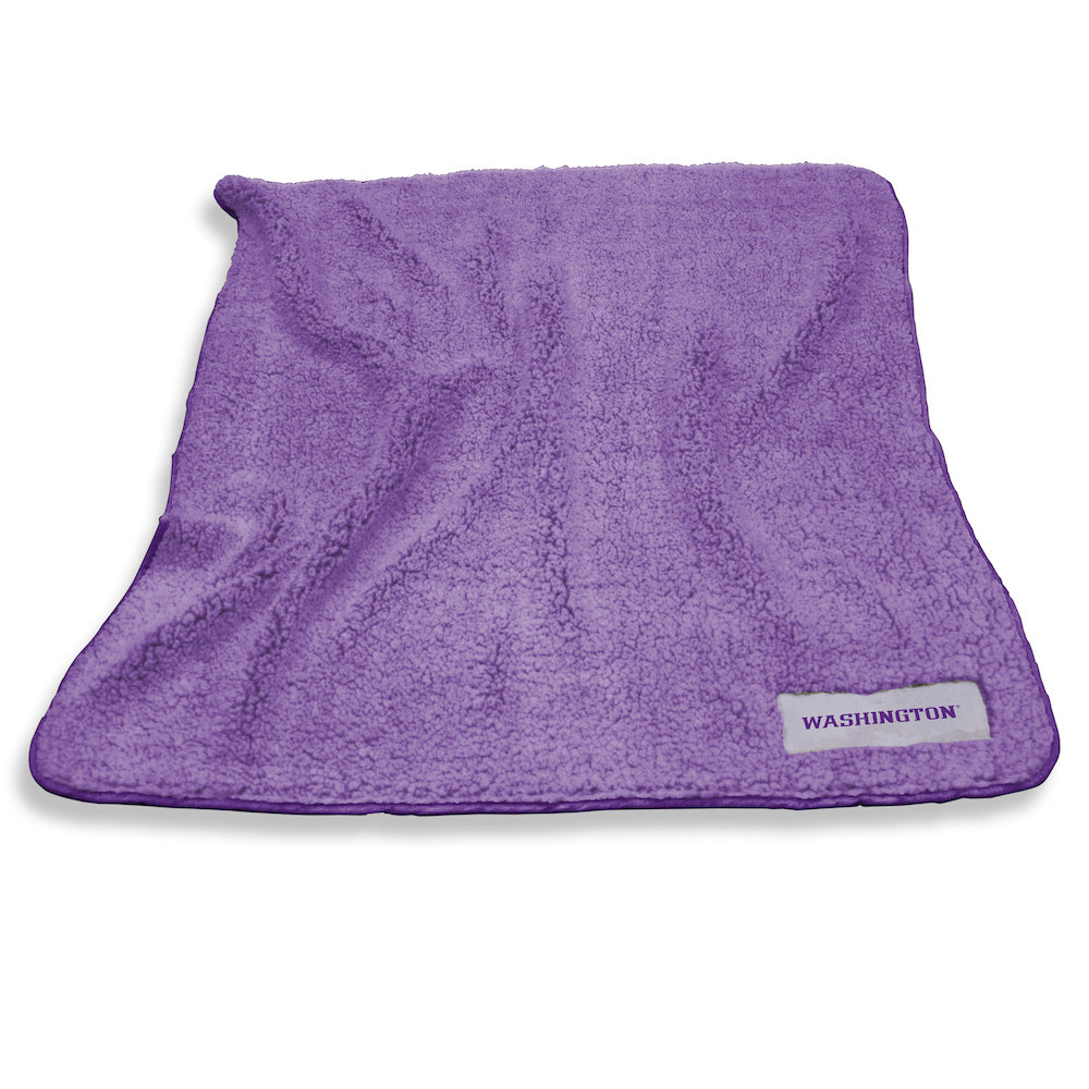 Washington Huskies Color Frosty Fleece blanket