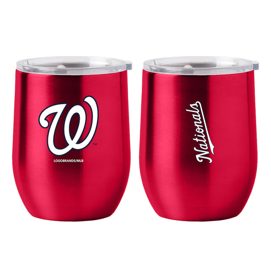 Washington Nationals stainless steel curved drink tumbler