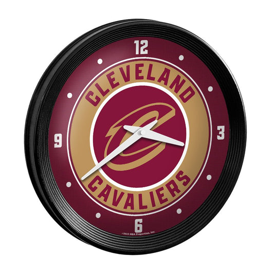 Cleveland Cavaliers Ribbed Wall Clock