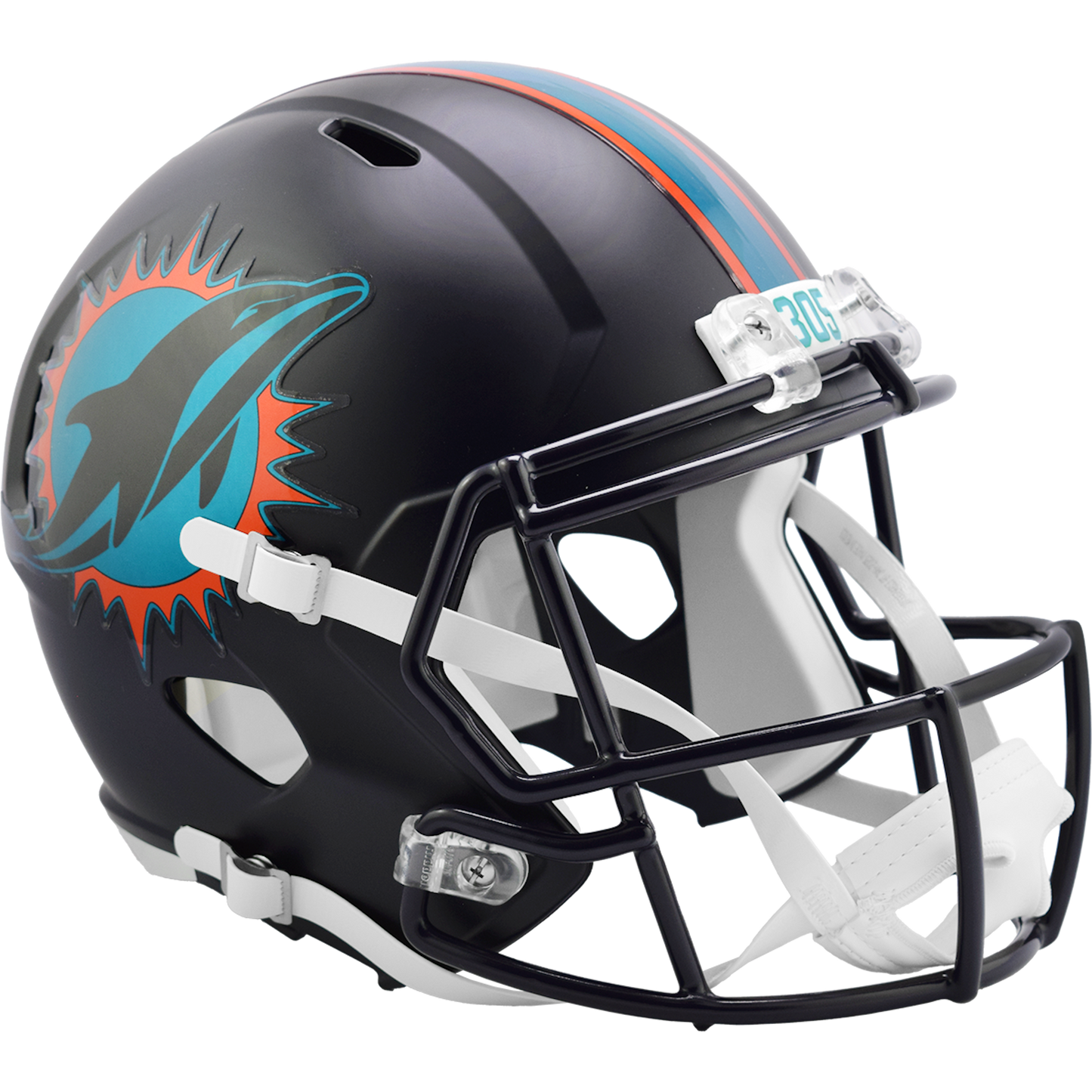 Miami Dolphins full size 2025 Rivalries Alternate replica helmet