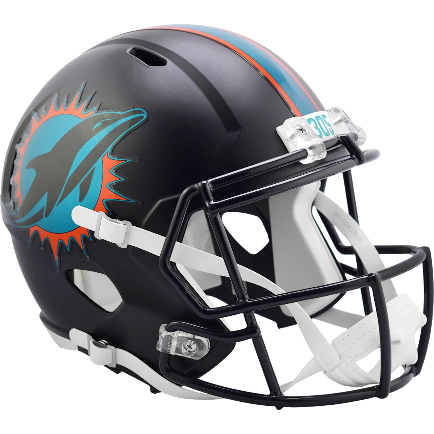 Miami Dolphins full size 2025 Rivalries Alternate replica helmet