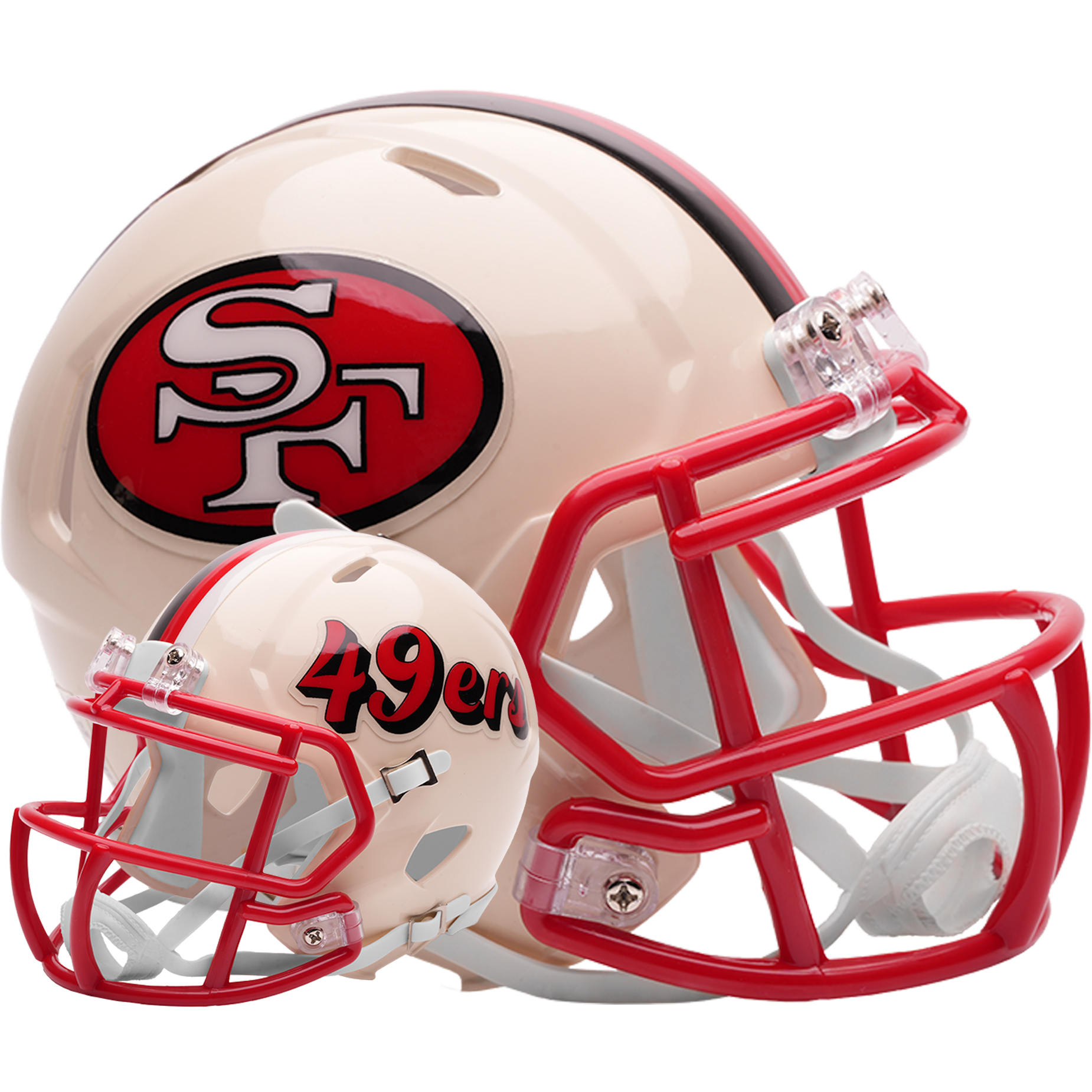San Francisco 49ers Riddell Speed Mini Football Helmet retro officially licensed NFL collectible