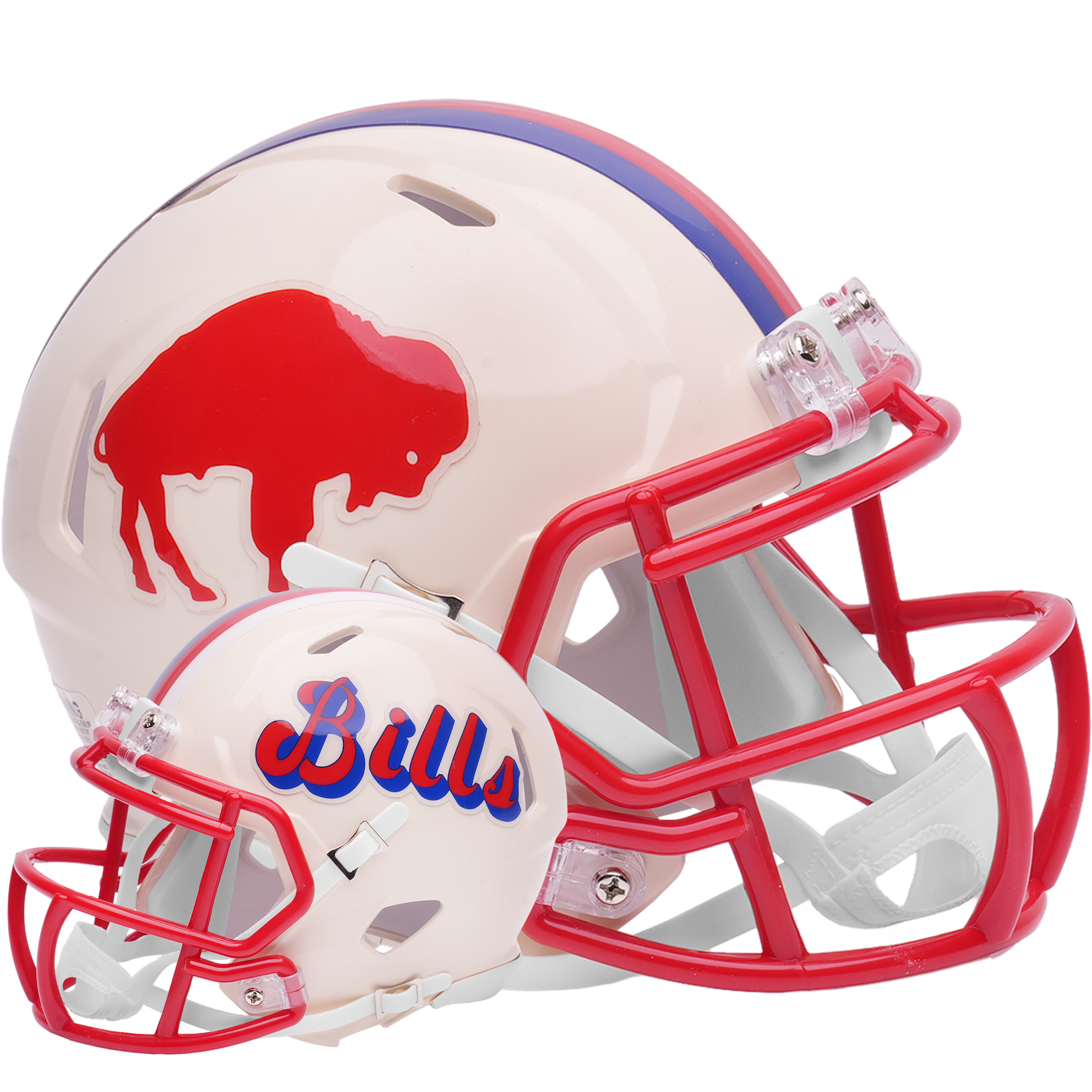 Buffalo Bills Riddell Speed Mini Football Helmet retro officially licensed NFL collectible