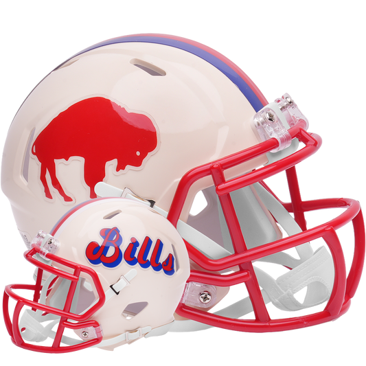 Buffalo Bills Riddell Speed Mini Football Helmet retro officially licensed NFL collectible