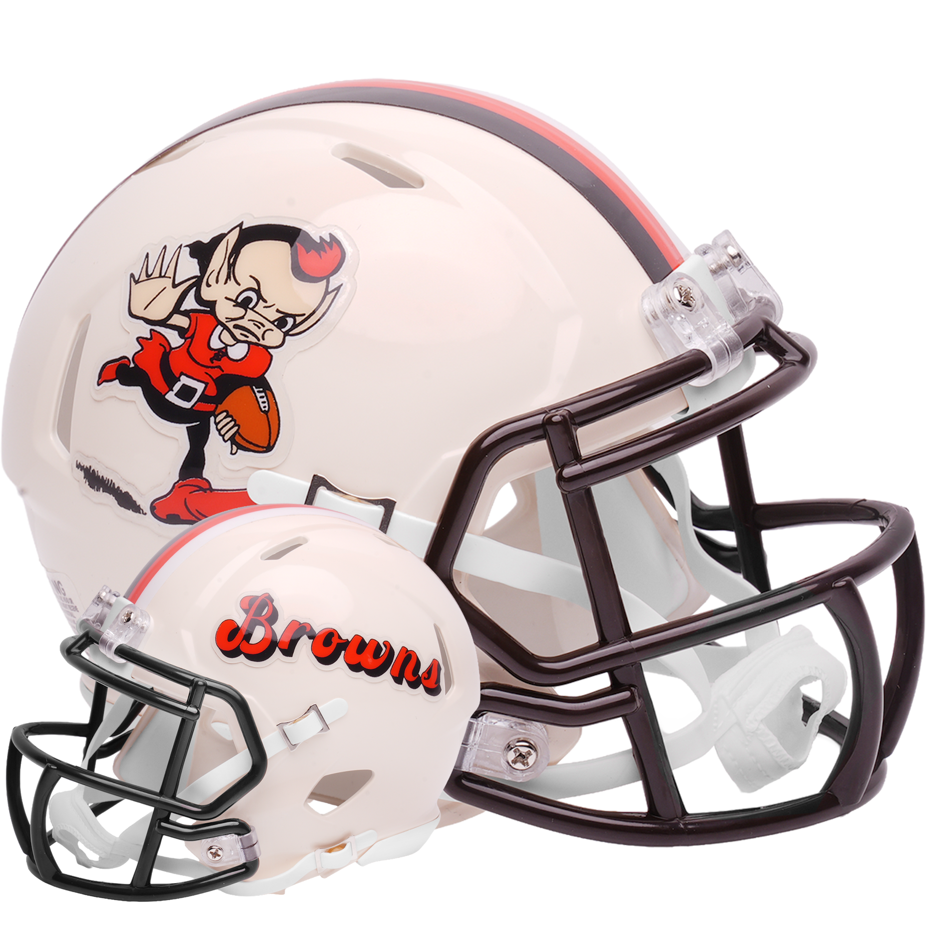 Cleveland Browns Riddell Speed Mini Football Helmet retro officially licensed NFL collectible