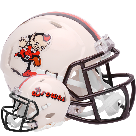 Cleveland Browns Riddell Speed Mini Football Helmet retro officially licensed NFL collectible