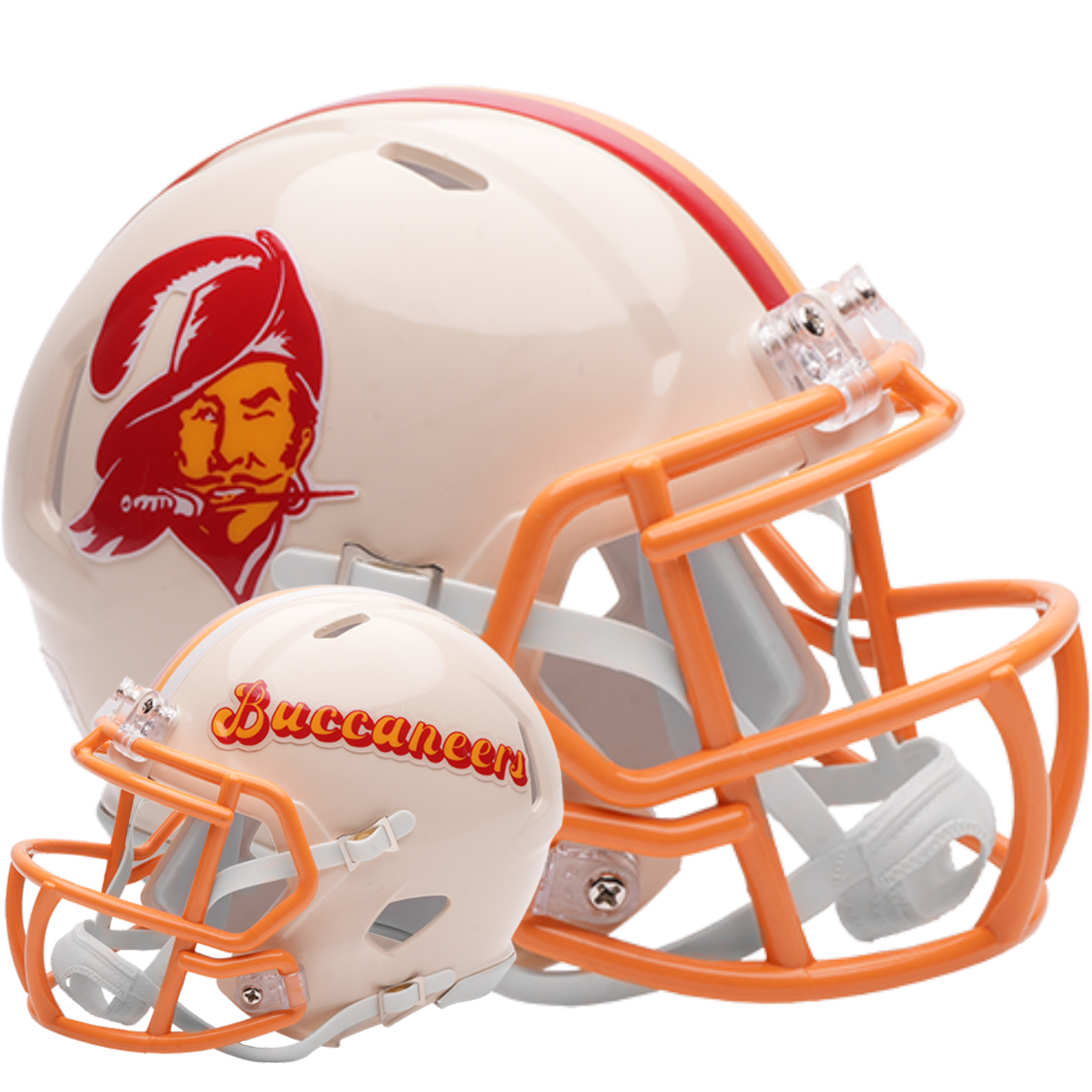 Tampa Bay Buccaneers Riddell Speed Mini Football Helmet retro officially licensed NFL collectible