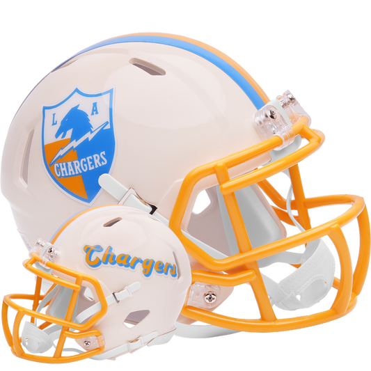 Los Angeles Chargers Riddell Speed Mini Football Helmet retro officially licensed NFL collectible