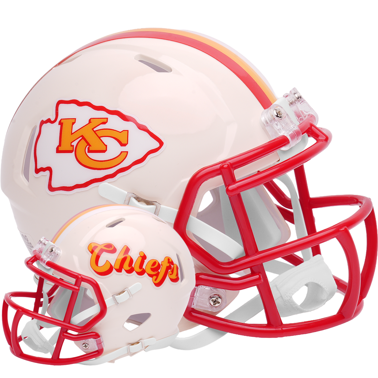 Kansas City Chiefs Riddell Speed Mini Football Helmet retro officially licensed NFL collectible