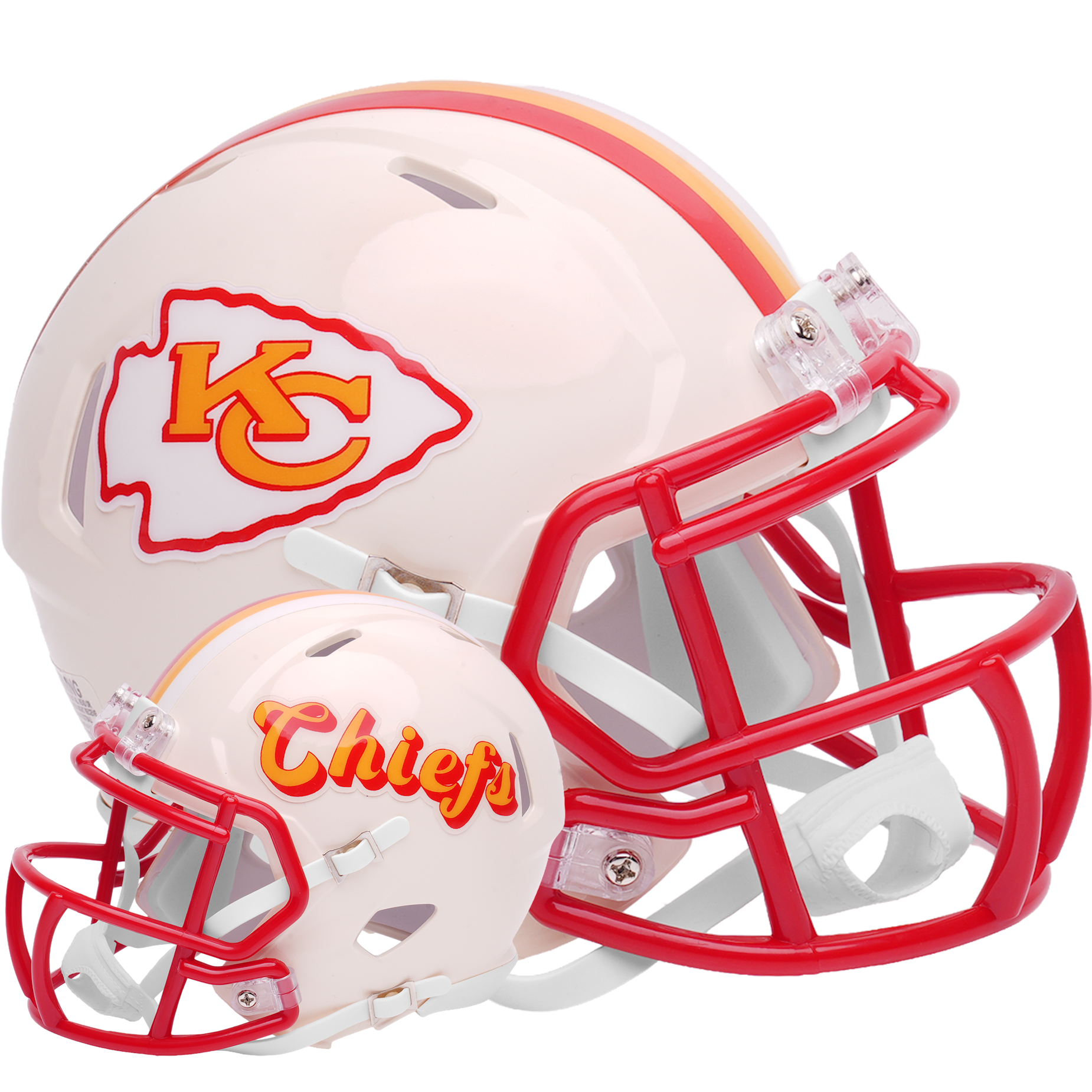 Kansas City Chiefs Riddell Speed Mini Football Helmet retro officially licensed NFL collectible
