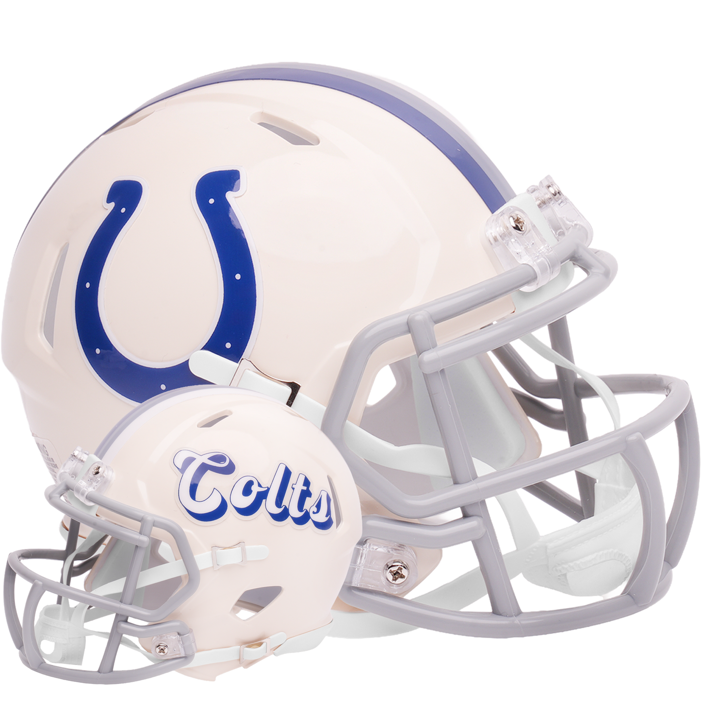 Indianapolis Colts Riddell Speed Mini Football Helmet retro officially licensed NFL collectible