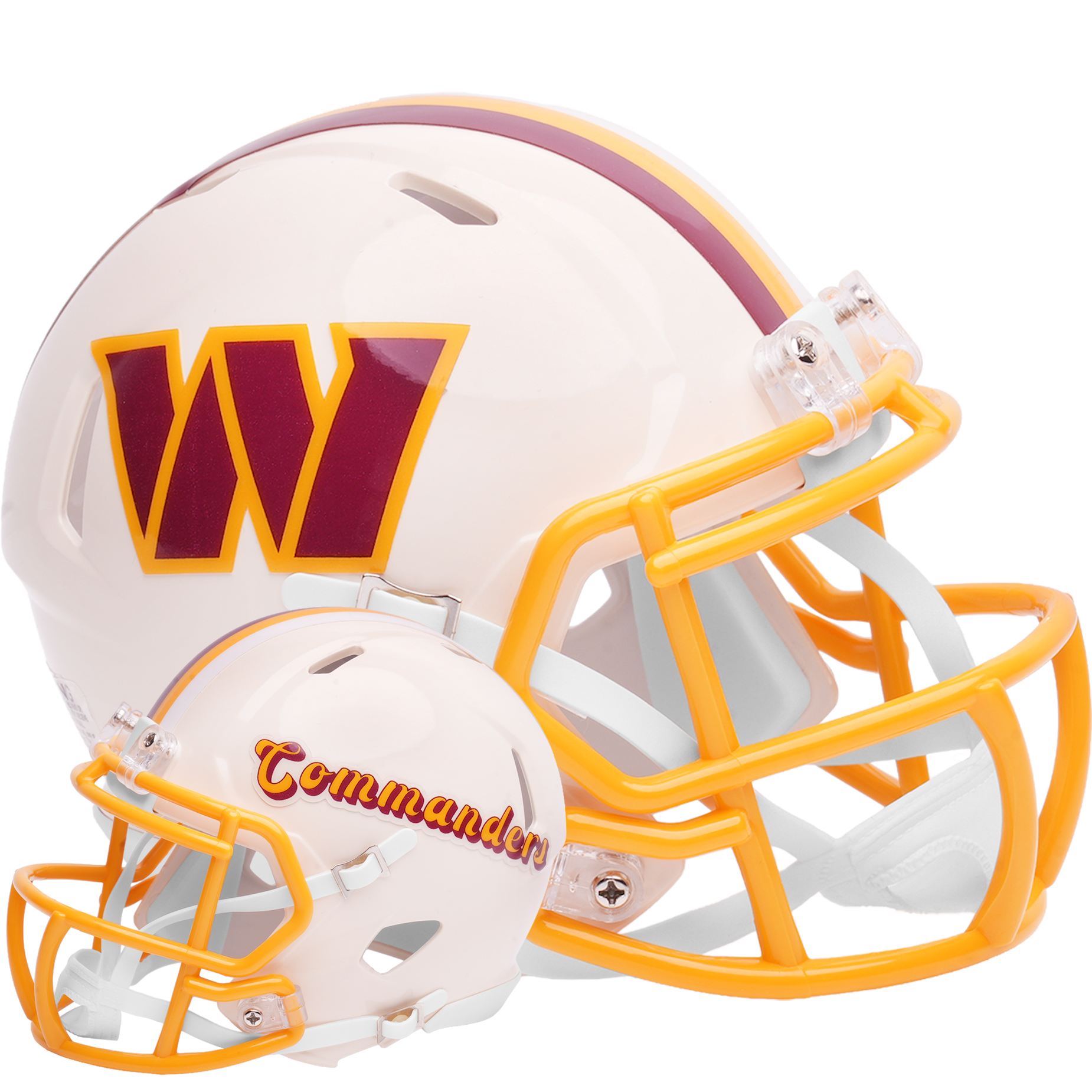 Washington Commanders Riddell Speed Mini Football Helmet retro officially licensed NFL collectible