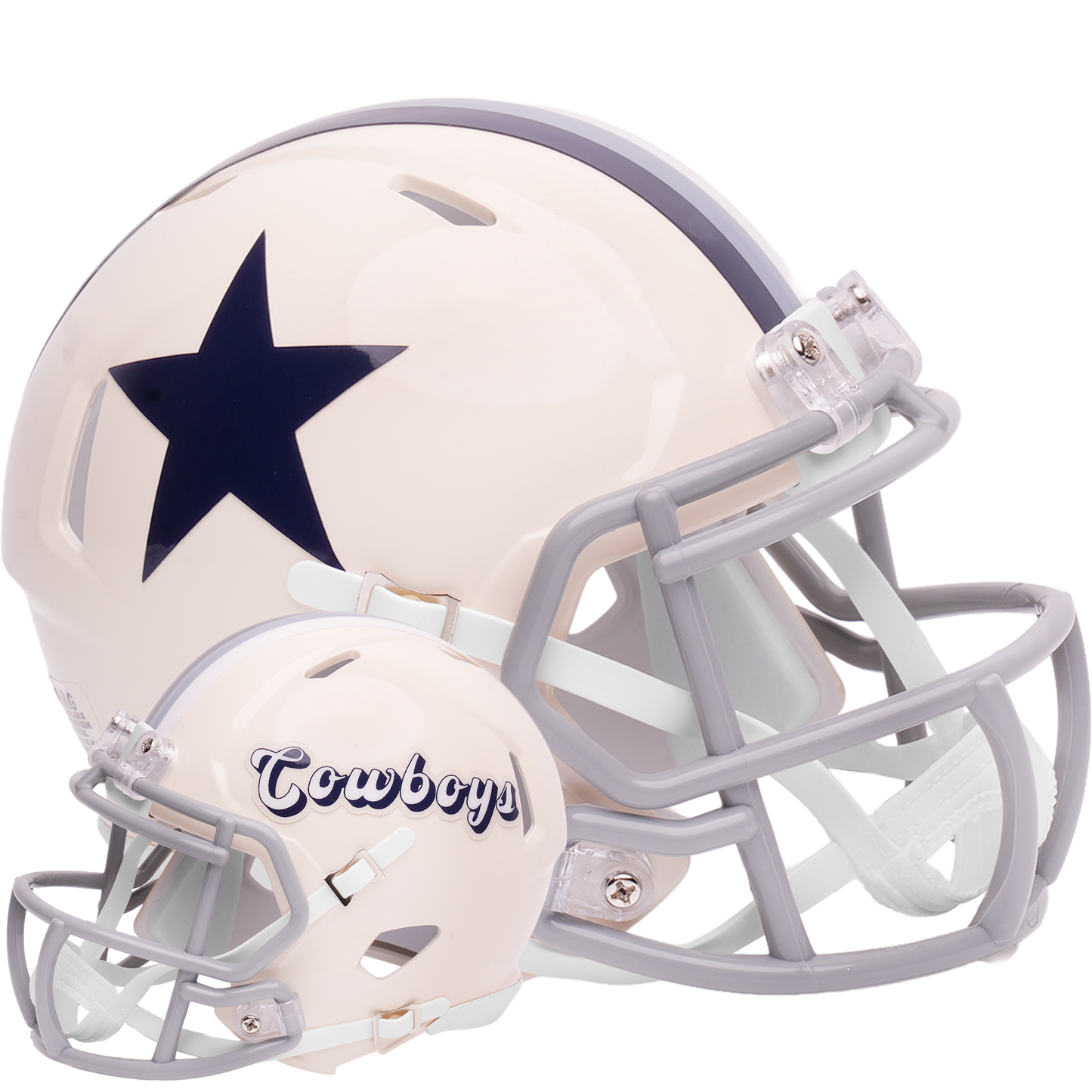 Dallas Cowboys Riddell Speed Mini Football Helmet retro officially licensed NFL collectible
