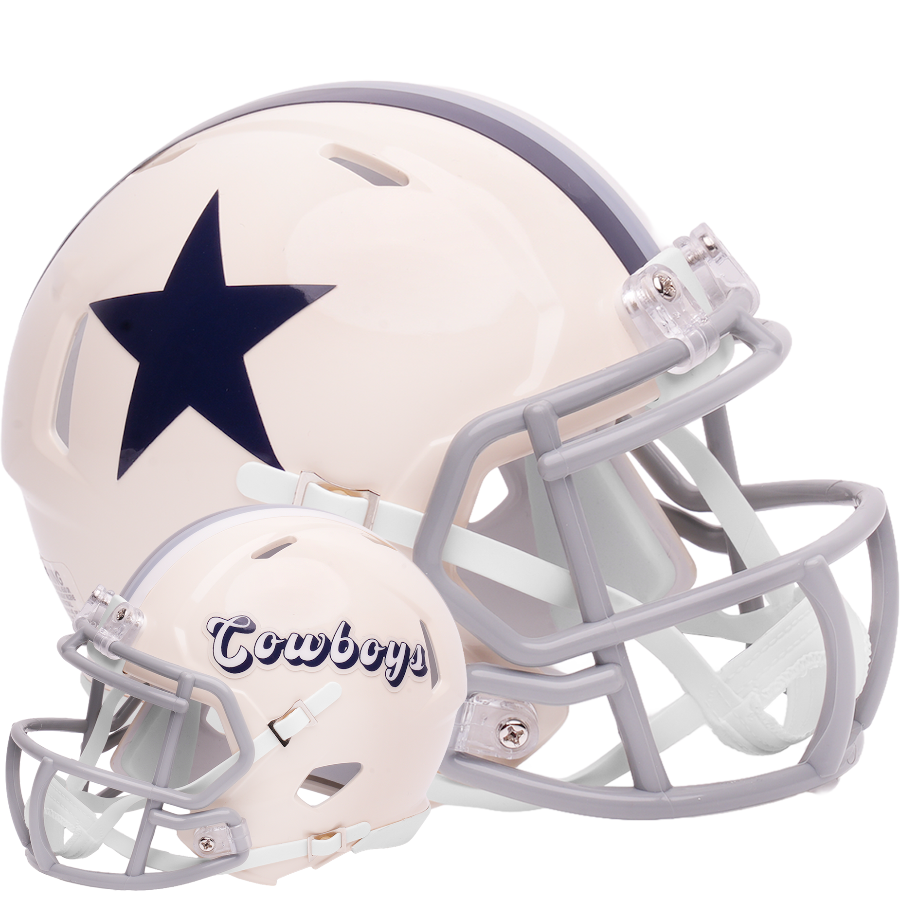 Dallas Cowboys Riddell Speed Mini Football Helmet retro officially licensed NFL collectible