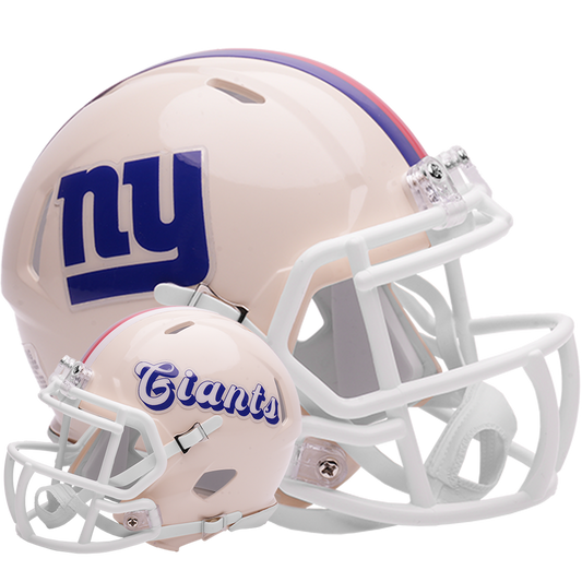 New York Giants Riddell Speed Mini Football Helmet retro officially licensed NFL collectible