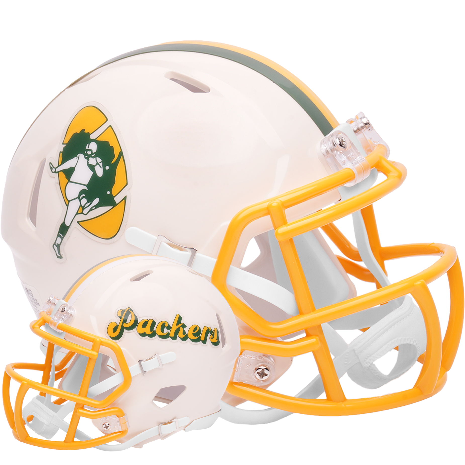 Green Bay Packers Riddell Speed Mini Football Helmet retro officially licensed NFL collectible