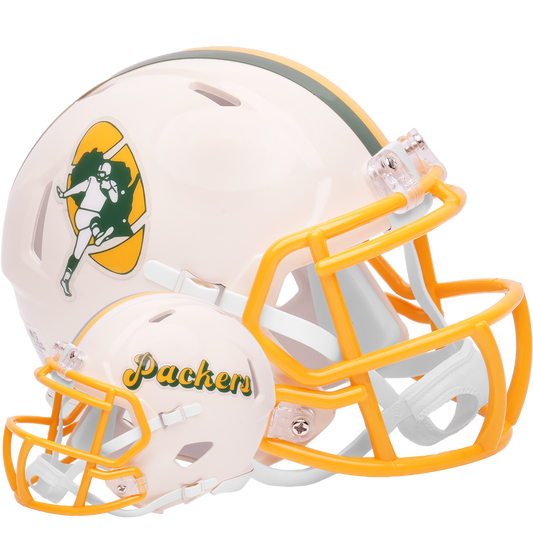 Green Bay Packers Riddell Speed Mini Football Helmet retro officially licensed NFL collectible