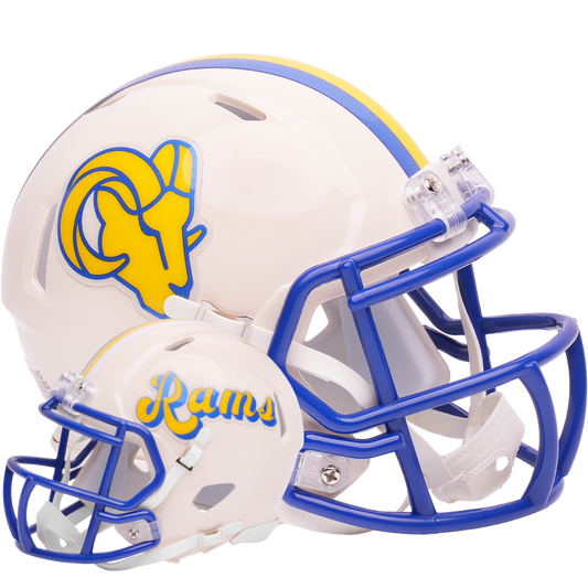 Los Angeles Rams Riddell Speed Mini Football Helmet retro officially licensed NFL collectible