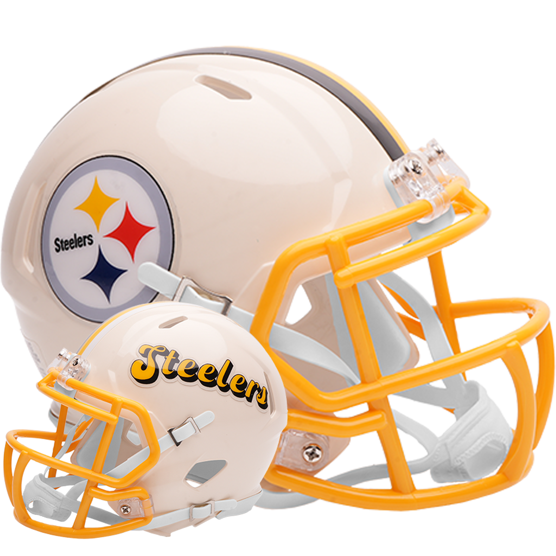 Pittsburgh Steelers Riddell Speed Mini Football Helmet retro officially licensed NFL collectible
