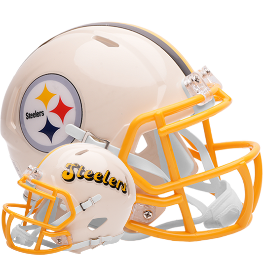 Pittsburgh Steelers Riddell Speed Mini Football Helmet retro officially licensed NFL collectible