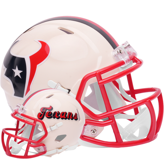 Houston Texans Riddell Speed Mini Football Helmet retro officially licensed NFL collectible