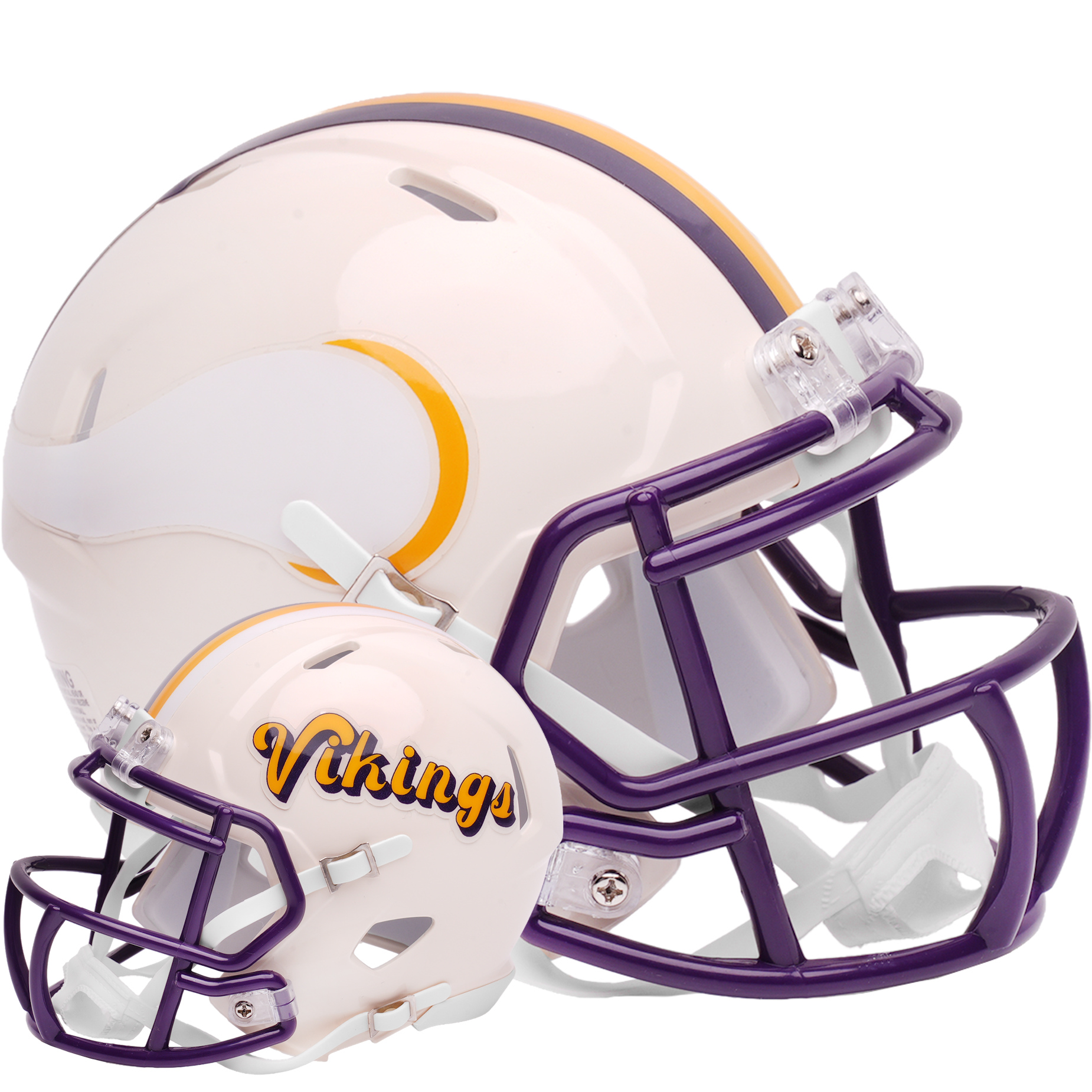 Minnesota Vikings Riddell Speed Mini Football Helmet retro officially licensed NFL collectible