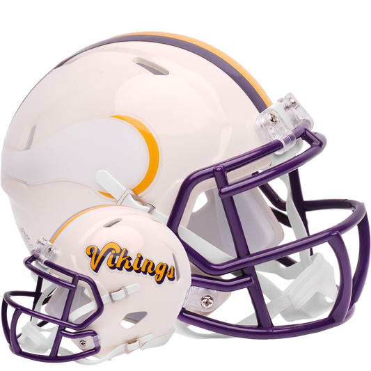 Minnesota Vikings Riddell Speed Mini Football Helmet retro officially licensed NFL collectible
