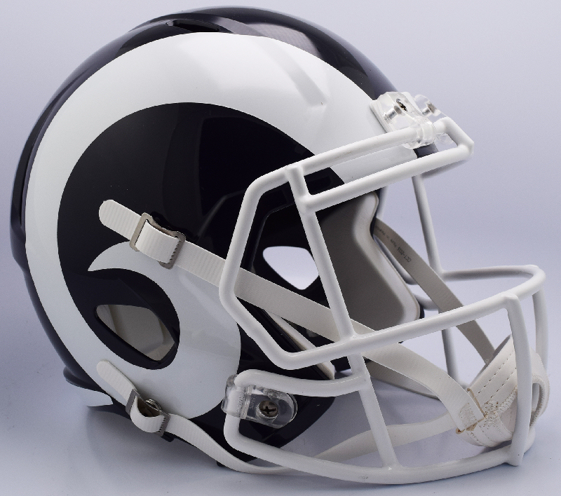 Los Angeles Rams authentic full size throwback helmet