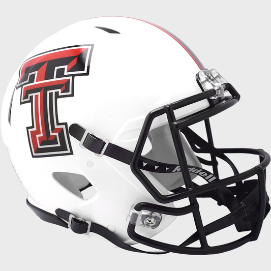 Texas Tech Red Raiders White authentic full size helmet